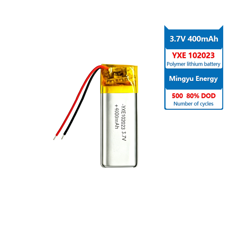 3.7 V Li-ion Battery 102023-400mah